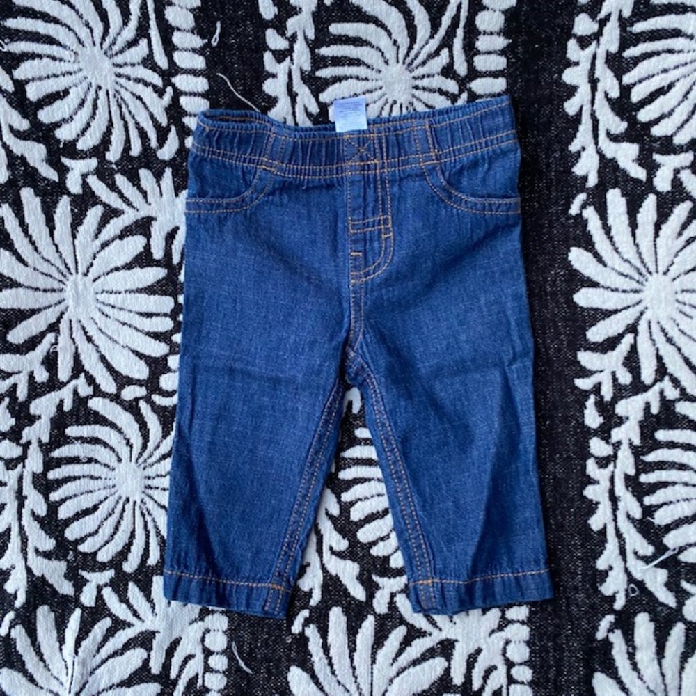 <3/$20> Carter's Baby Stretch Jeans Size 6 Months